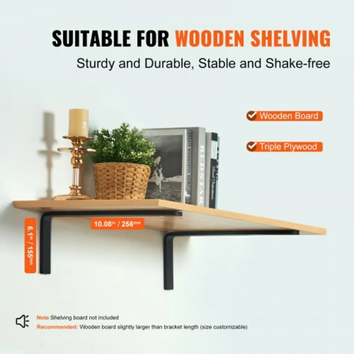 Shelf Bracket, Heavy Duty Floating Shelf Brackets - Image 4