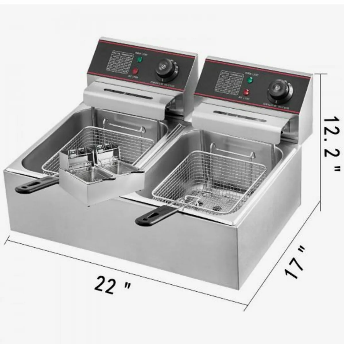 Commercial Deep Fryer 12L Electric Fryer 5000W - Image 4