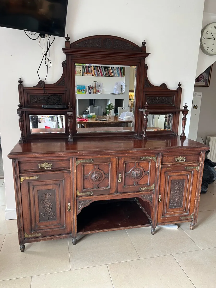 Antique Victorian Dresser / Sideboard - Image 1