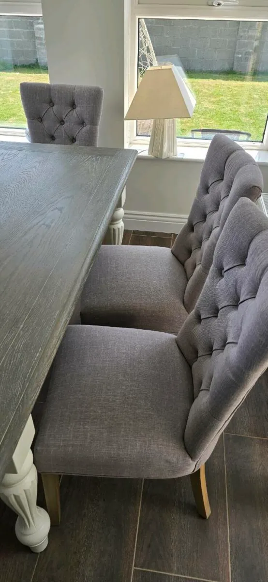 Dining table with 6 chairs - Image 3