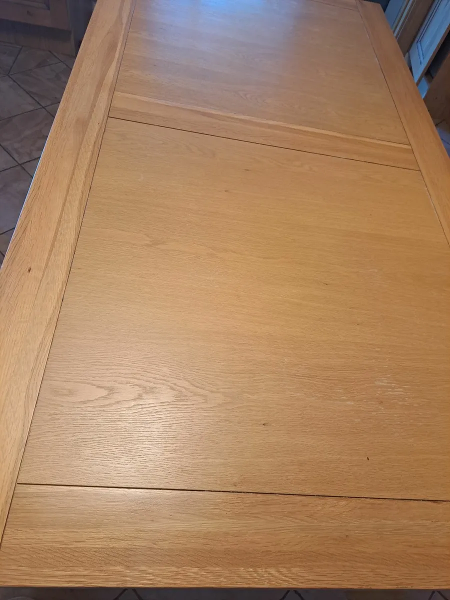 Solid Oak Table - Image 3