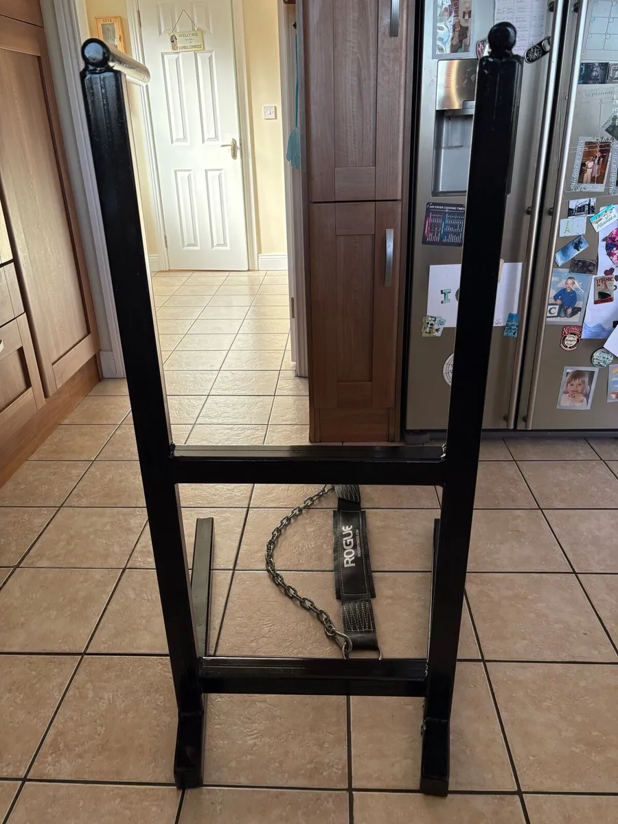 Rogue Branded Dip Belt And Steel Tricep Dip Stand! - Image 3