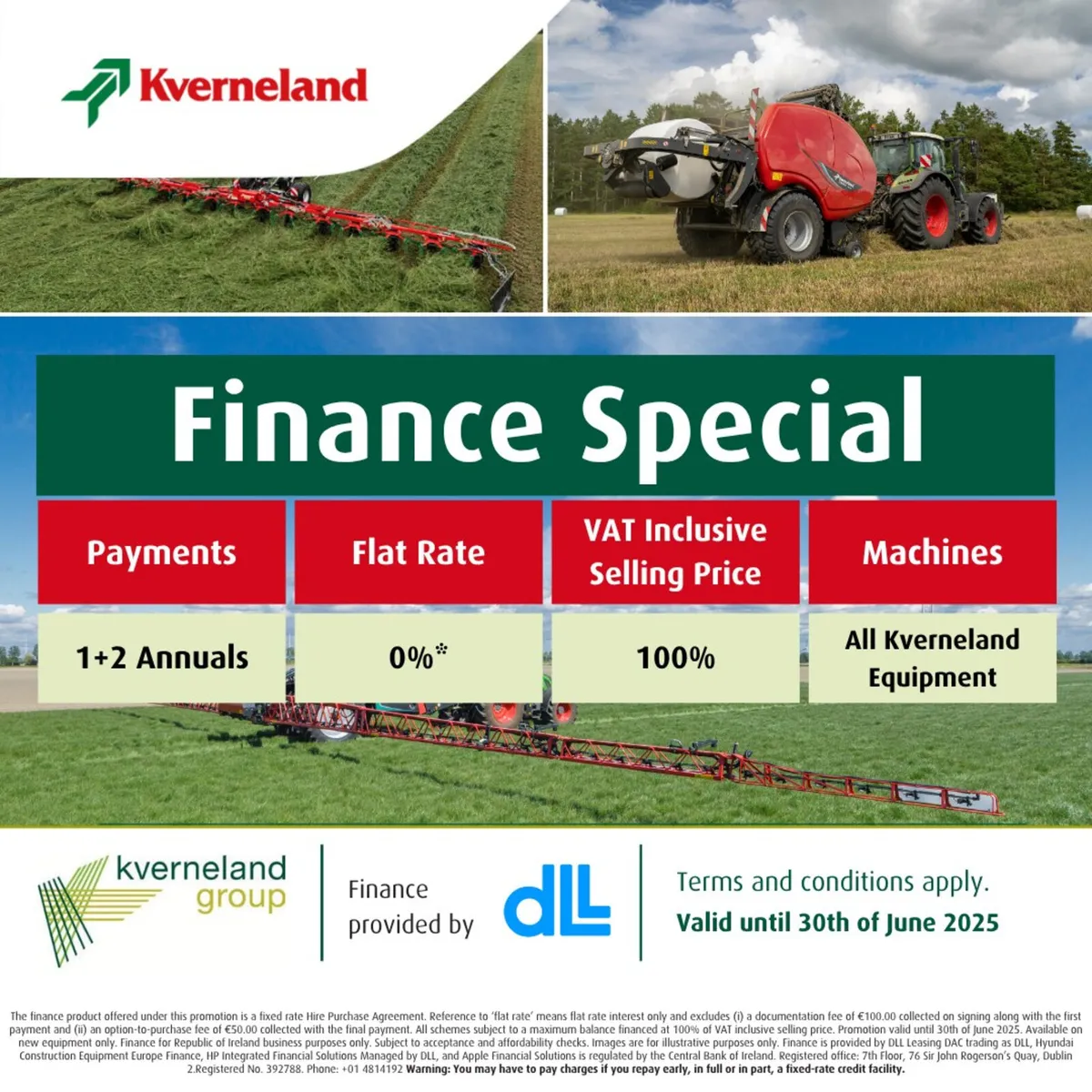 Kverneland 0% Finance Ends 30th June!
