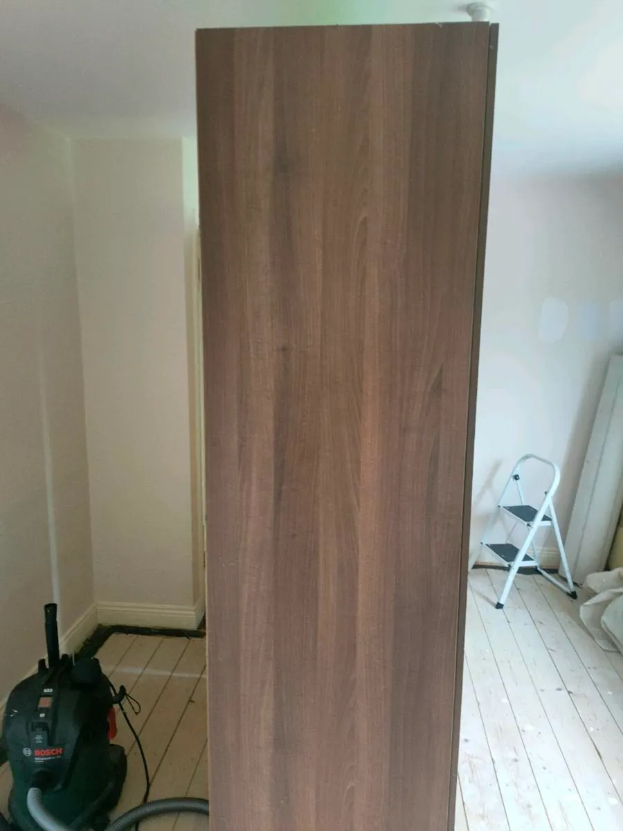 Walnut Bedroom Wardrobe - Image 3