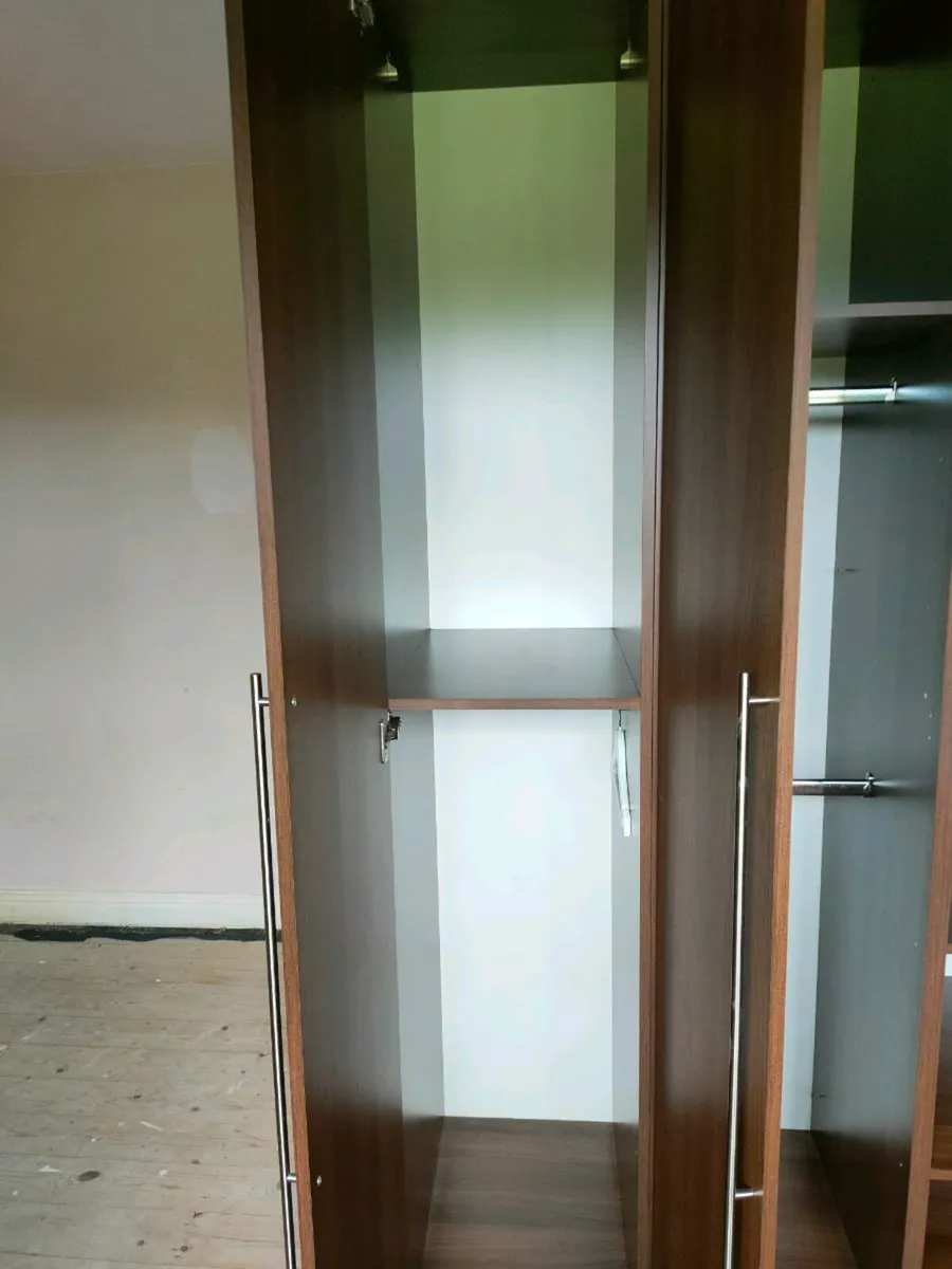 Walnut Bedroom Wardrobe - Image 4