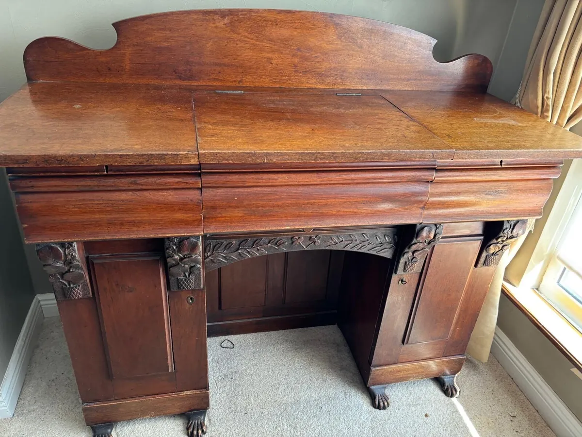 Irish William IV Secretaire desk. - Image 1