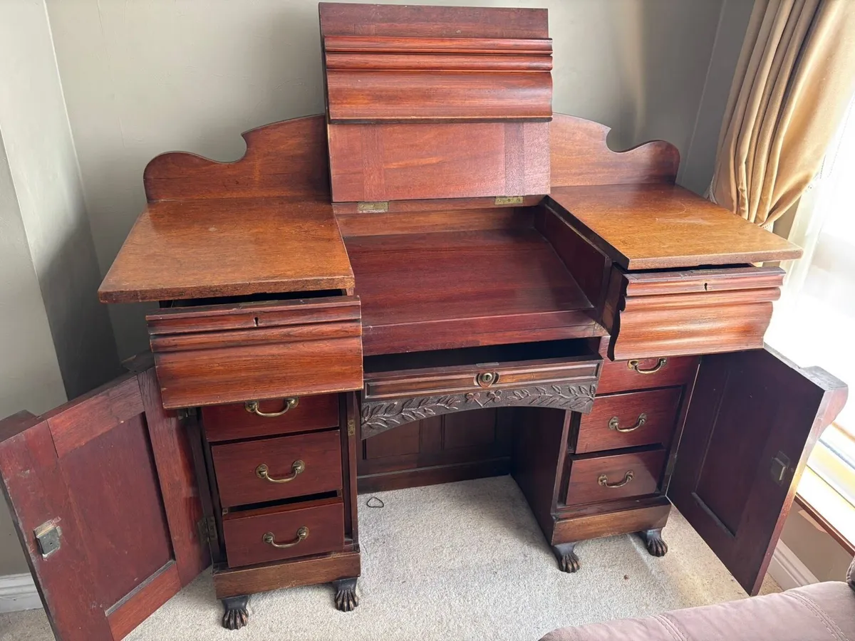 Irish William IV Secretaire desk. - Image 2