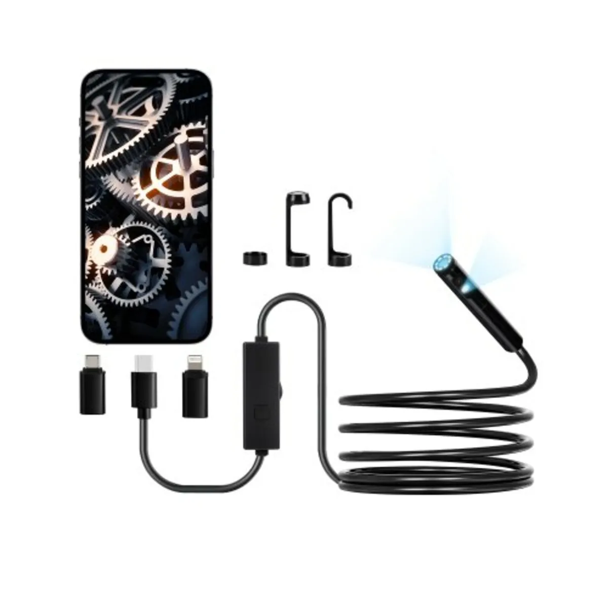 Dual Lens Borescope Endoscope Camera for Android I - Image 1