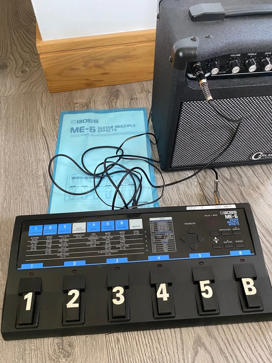 Boss stomp box ME10 x 25 patches