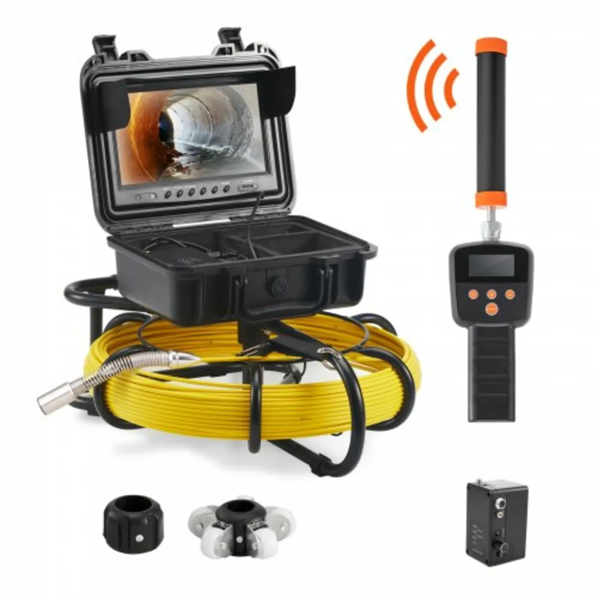 Sewer Camera Pipe Inspection Camera w/ 512hz Sonde - Image 1
