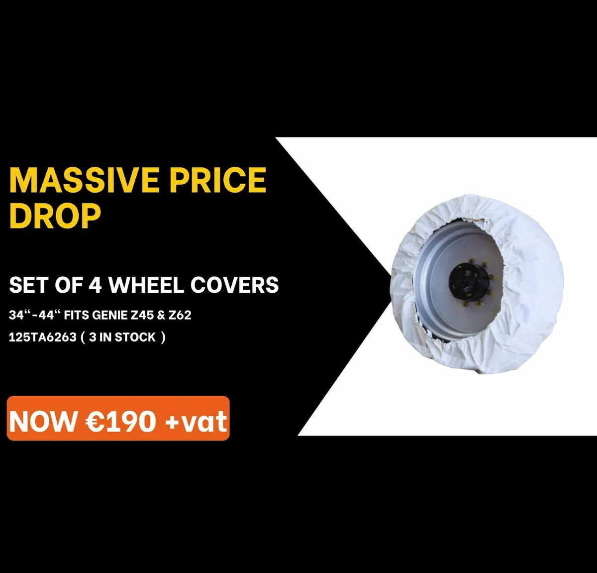 Genie Boom Lift Wheel cover