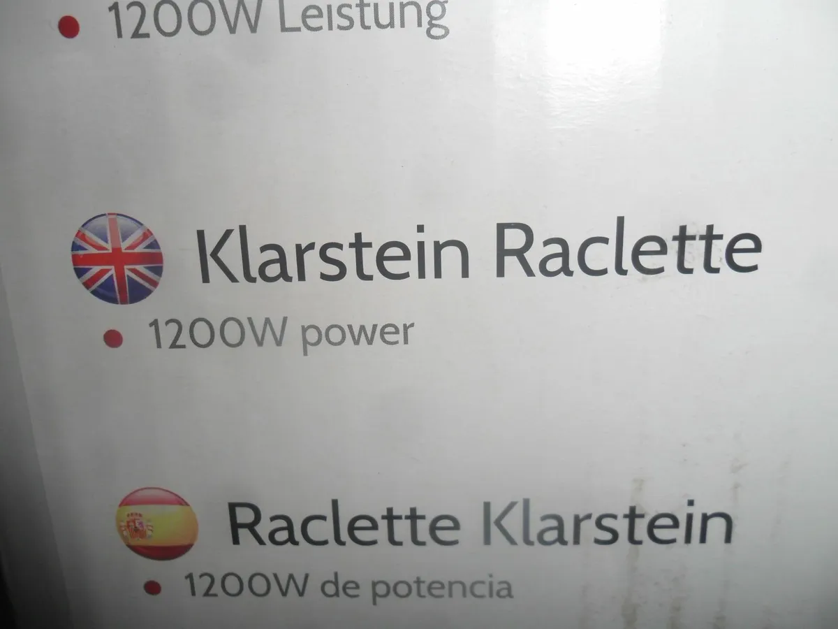 raclette grill with natural stone - Image 2