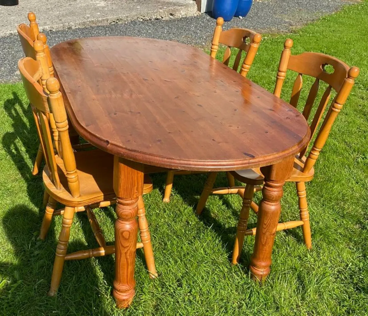 Table and chairs