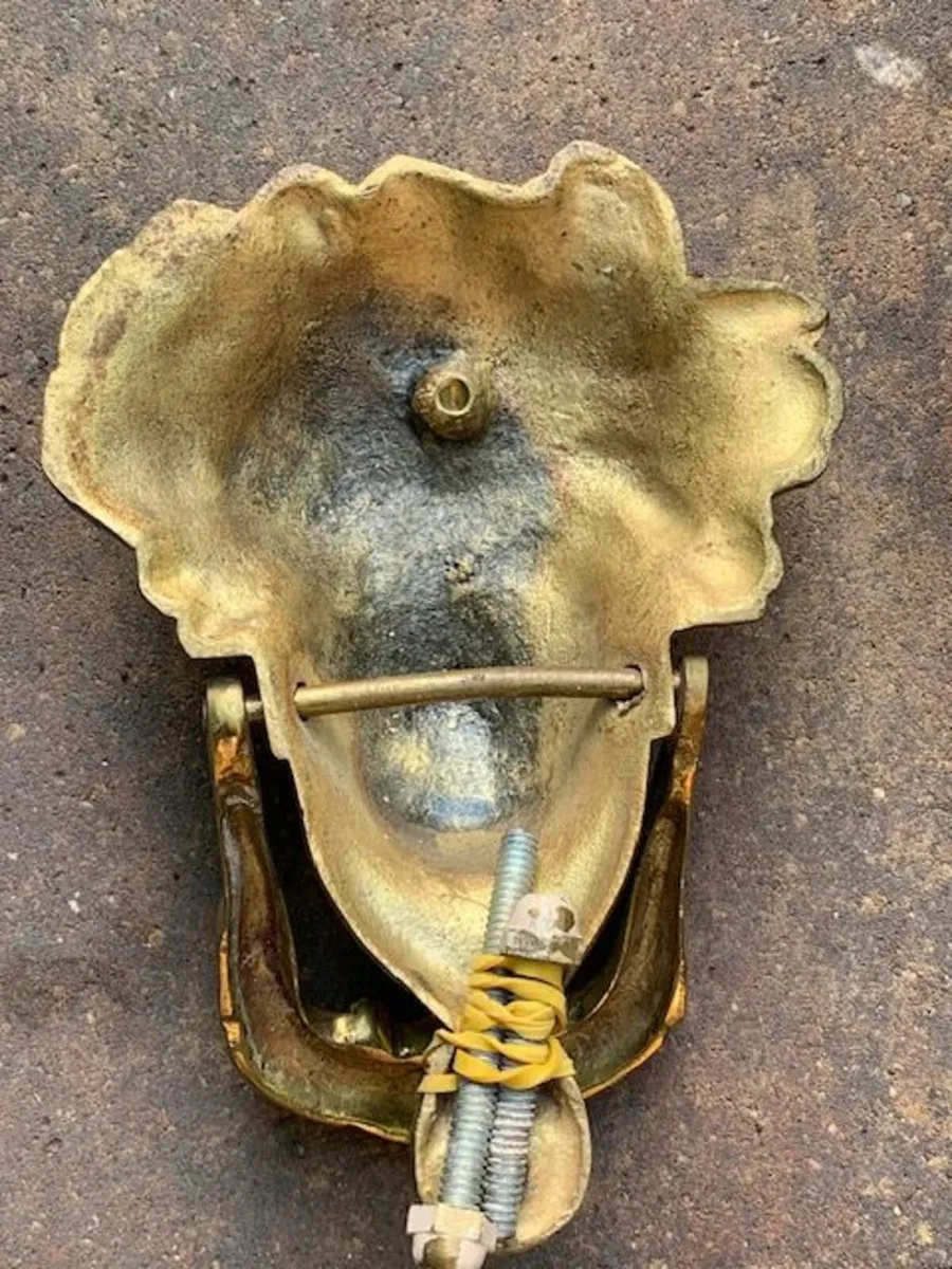 Vintage Brass Anna Livia Door Knocker - Image 2