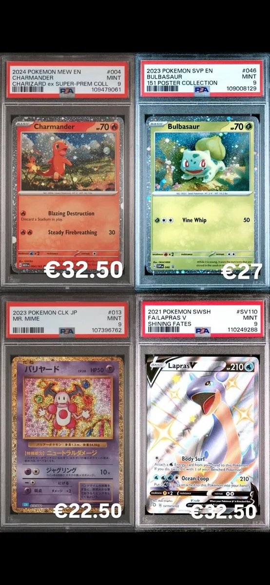 Pokemon Psa Graded Rare holo Collectibles charizar - Image 3