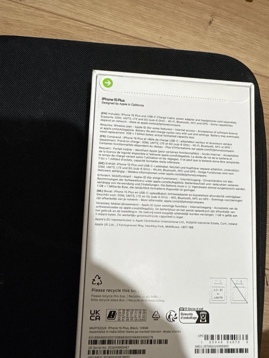 iPhone 15 plus brand new in sealed box - Image 2