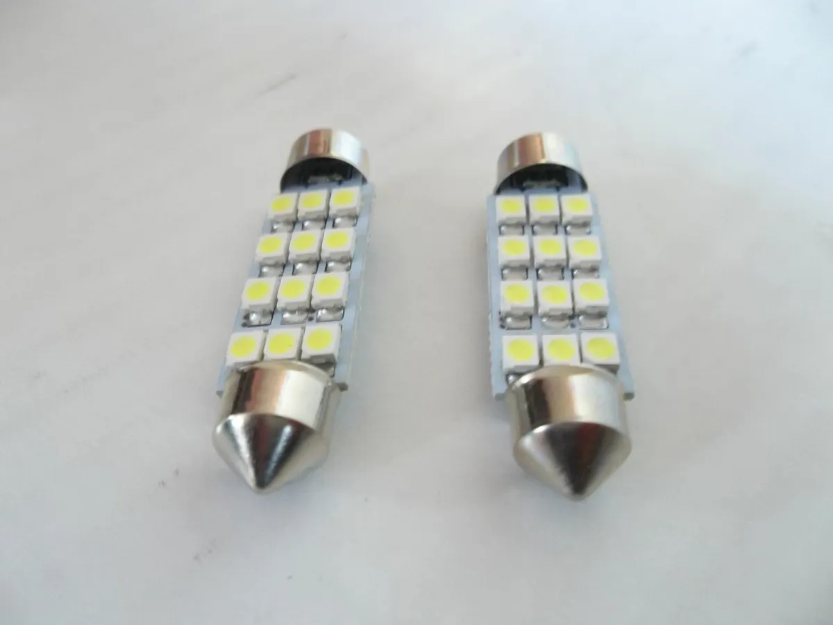 12 SMD LED Festoon Dome Bulb Lamp Light 12V - Image 2