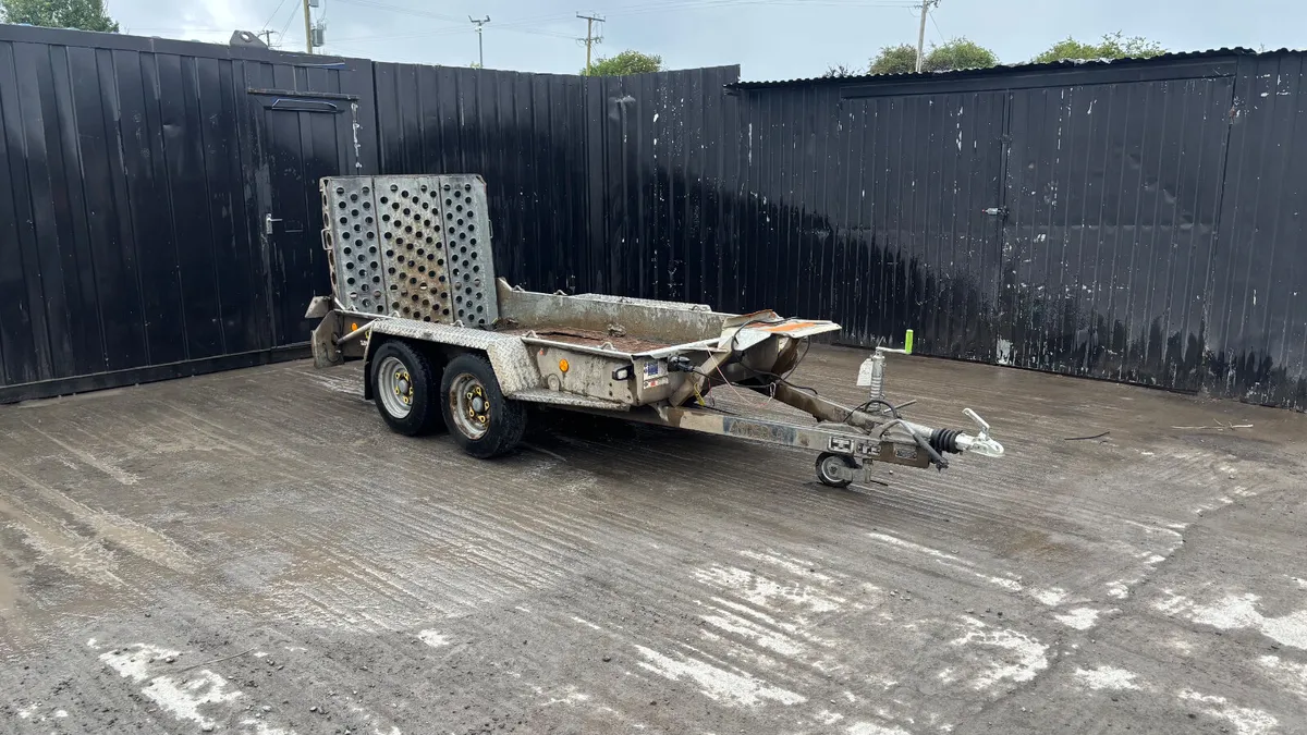 Ifor Williams 2.7ton 9ft x 4ft Plant Trailer - Image 1