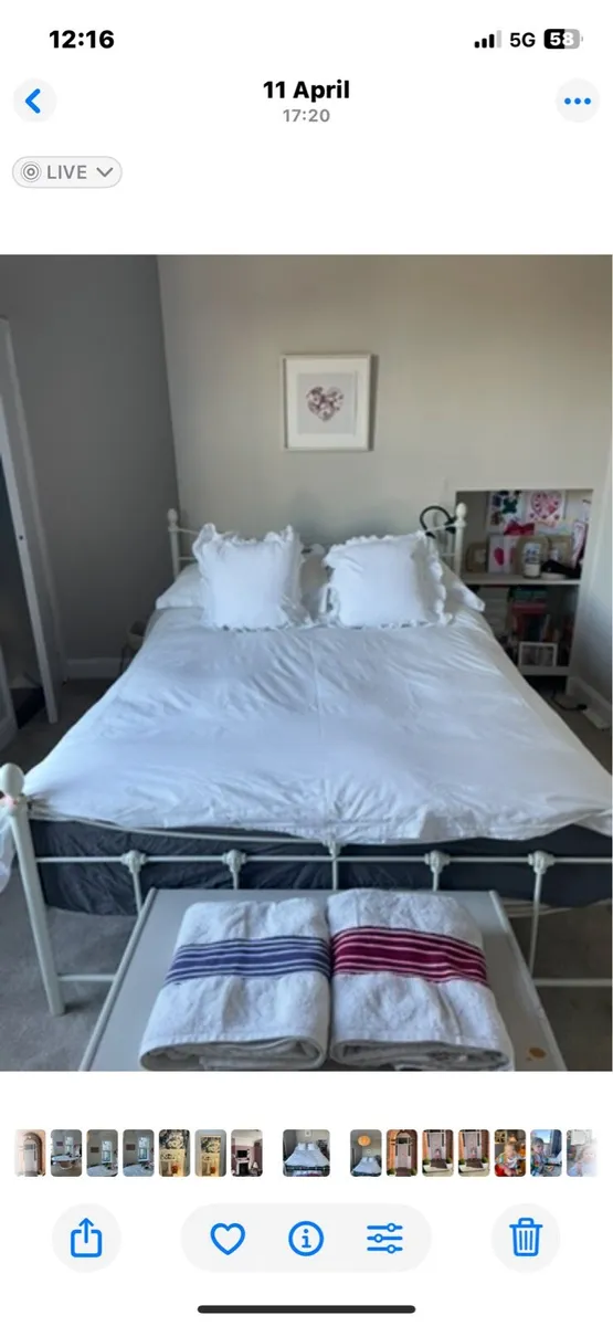 Metal bed frame - Image 2