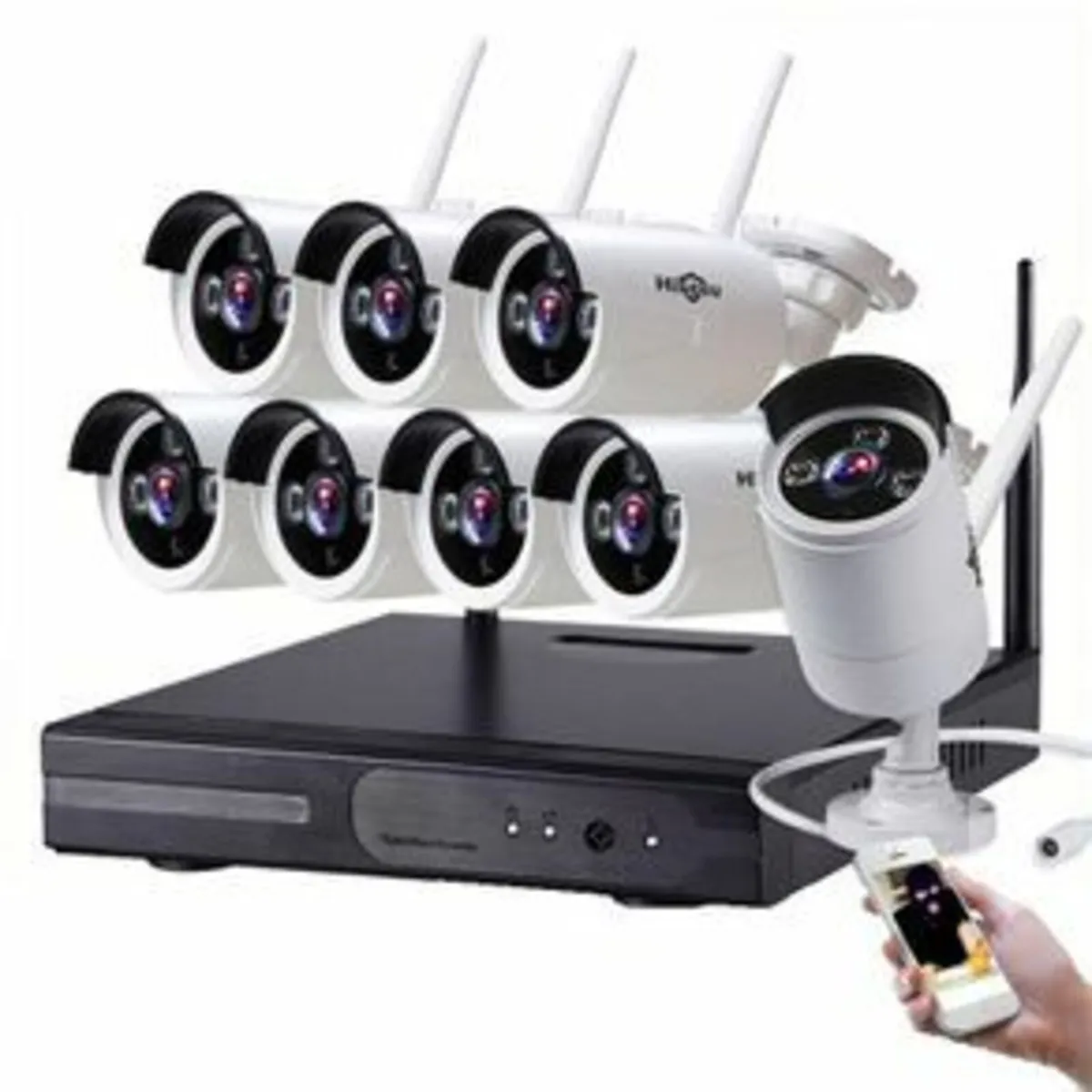 Wireless CCTV 8CH IR Night Vision Camera