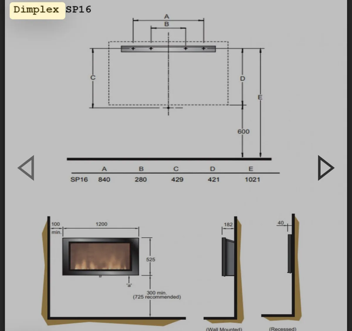 Dimplex Electric fire - Image 3