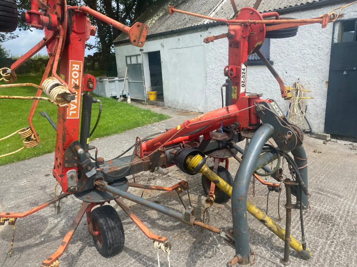 Rozmital 4 rotor tedder - Image 1