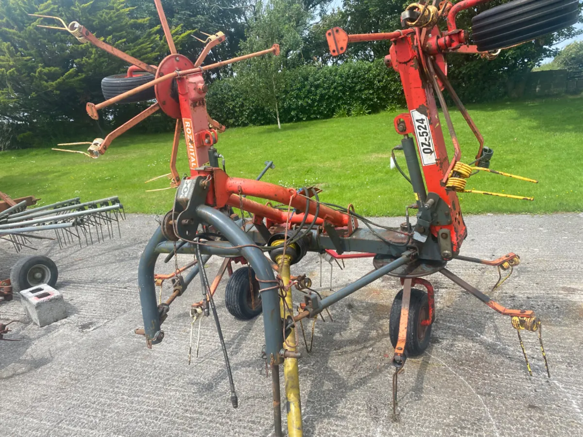 Rozmital 4 rotor tedder - Image 2