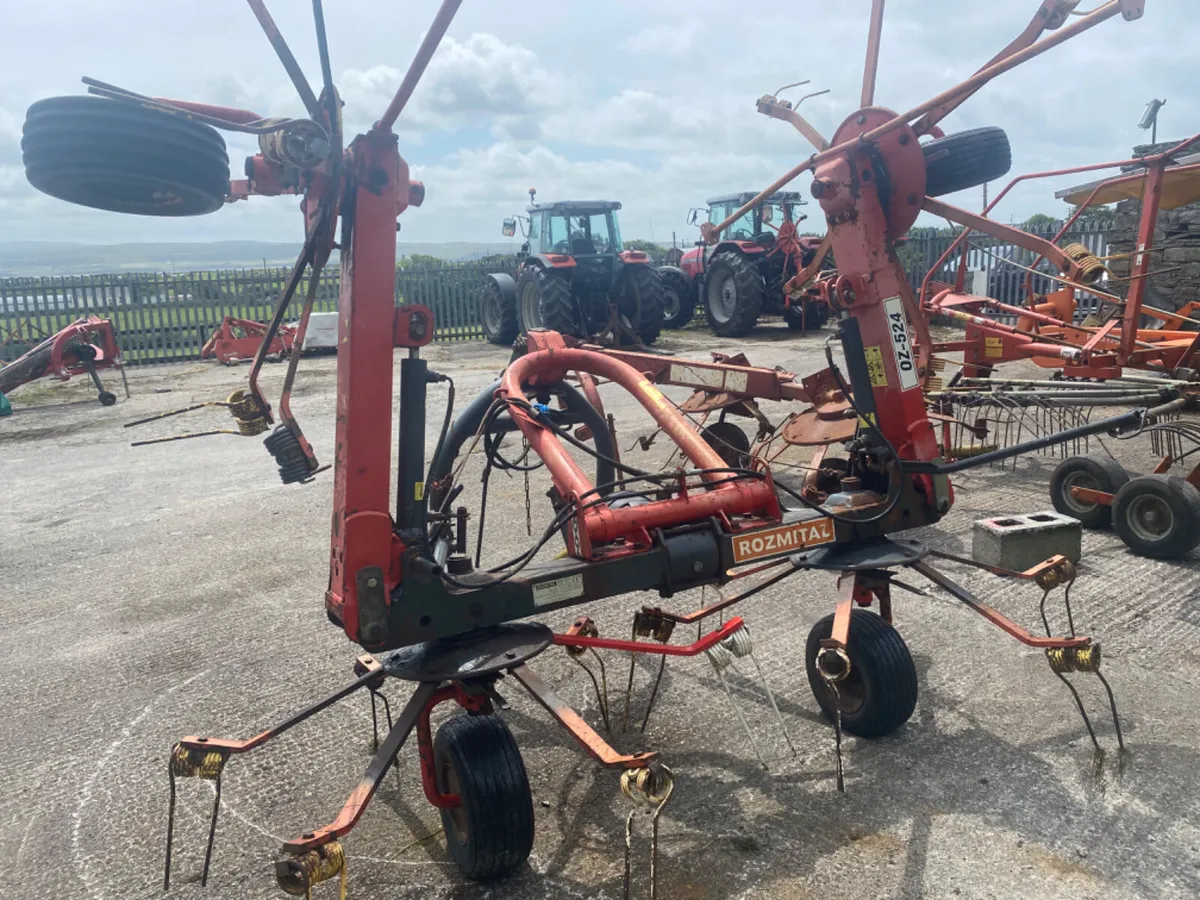 Rozmital 4 rotor tedder - Image 3