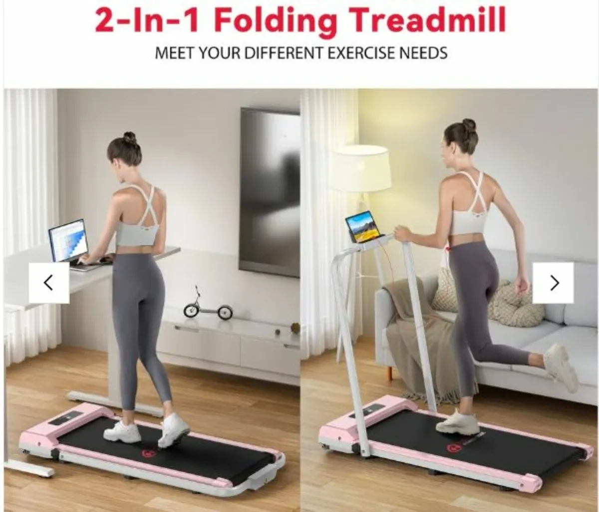 2 in 1 Home Treadmill - Image 2