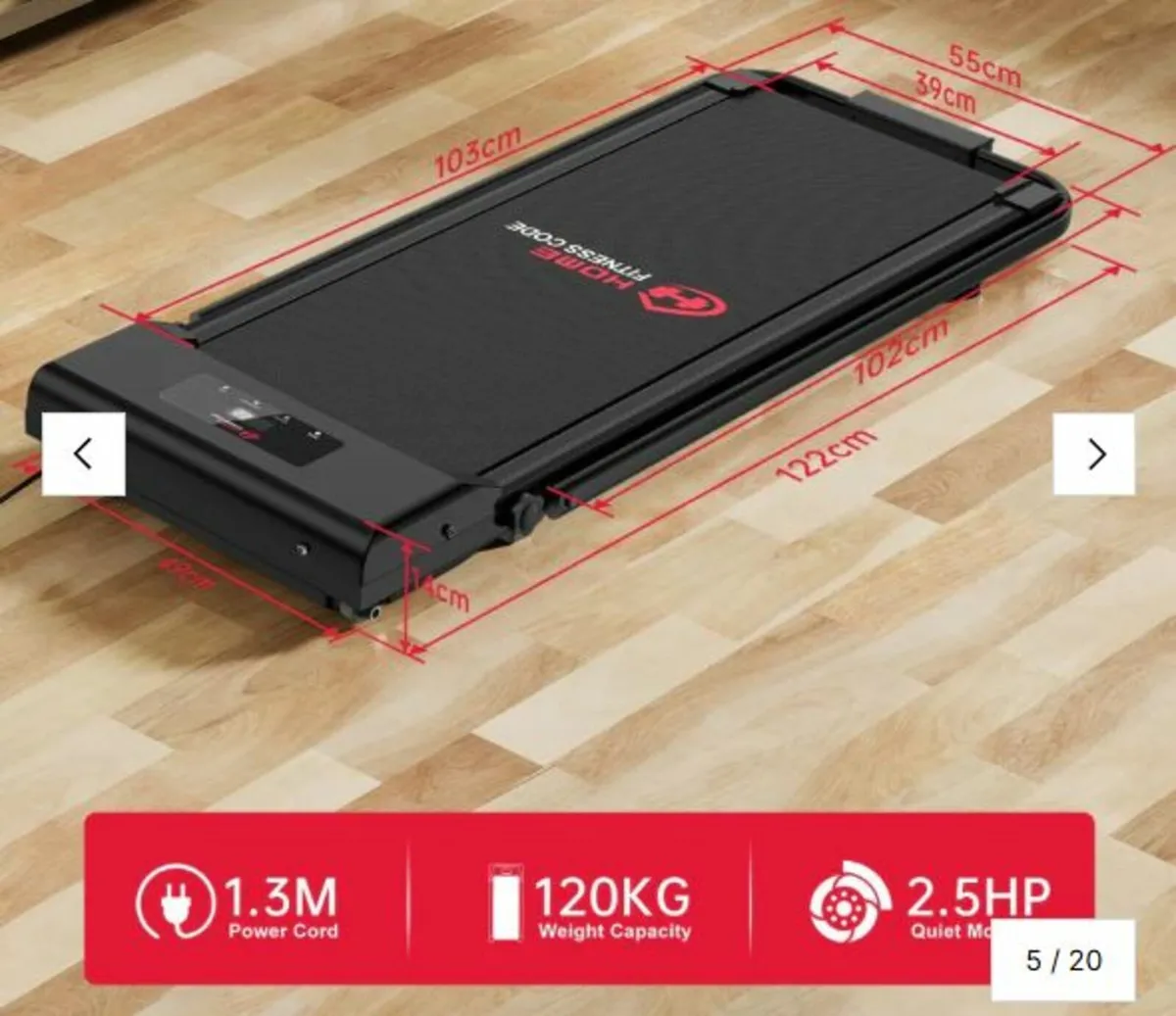 2 in 1 Home Treadmill - Image 3