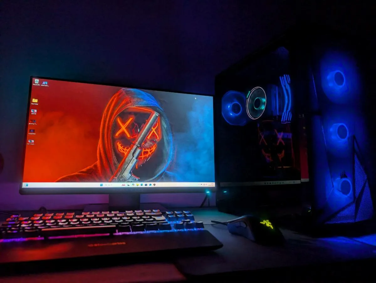 Ryzen 5500 | RX6600XT Gaming PC | NVMe |  Corsair - Image 1