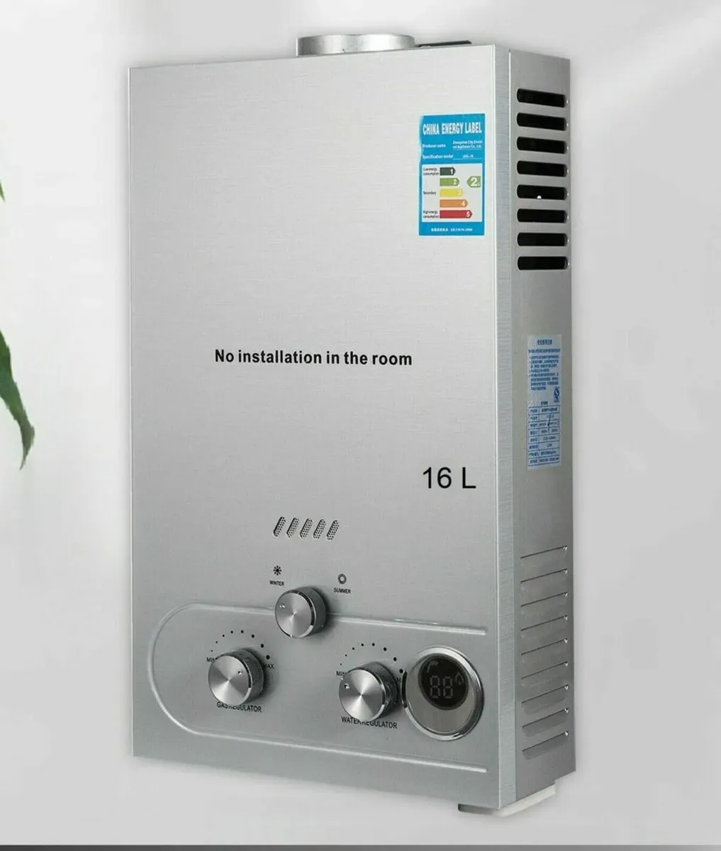16L LPG Propane Gas Tankless Instant Water Heater - Image 1