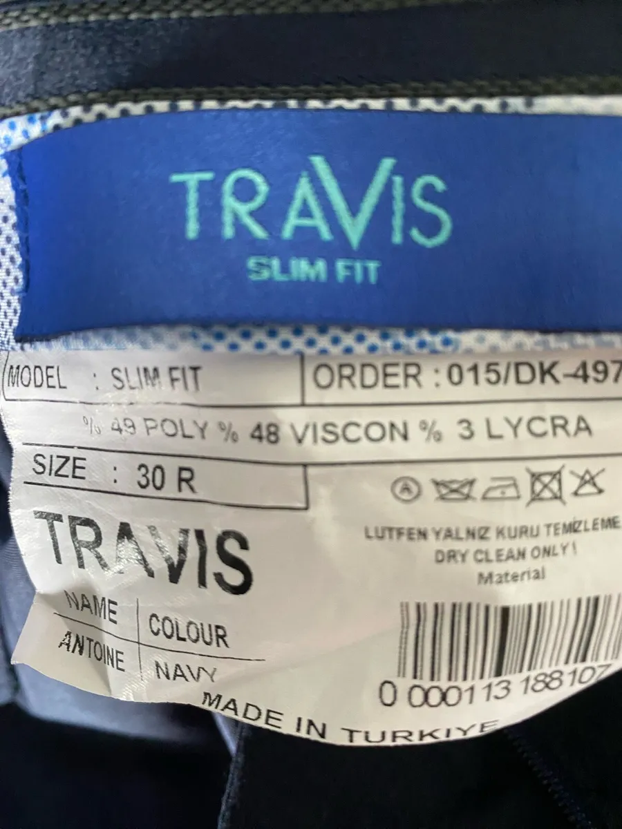 Travis Navy Suit - Image 3