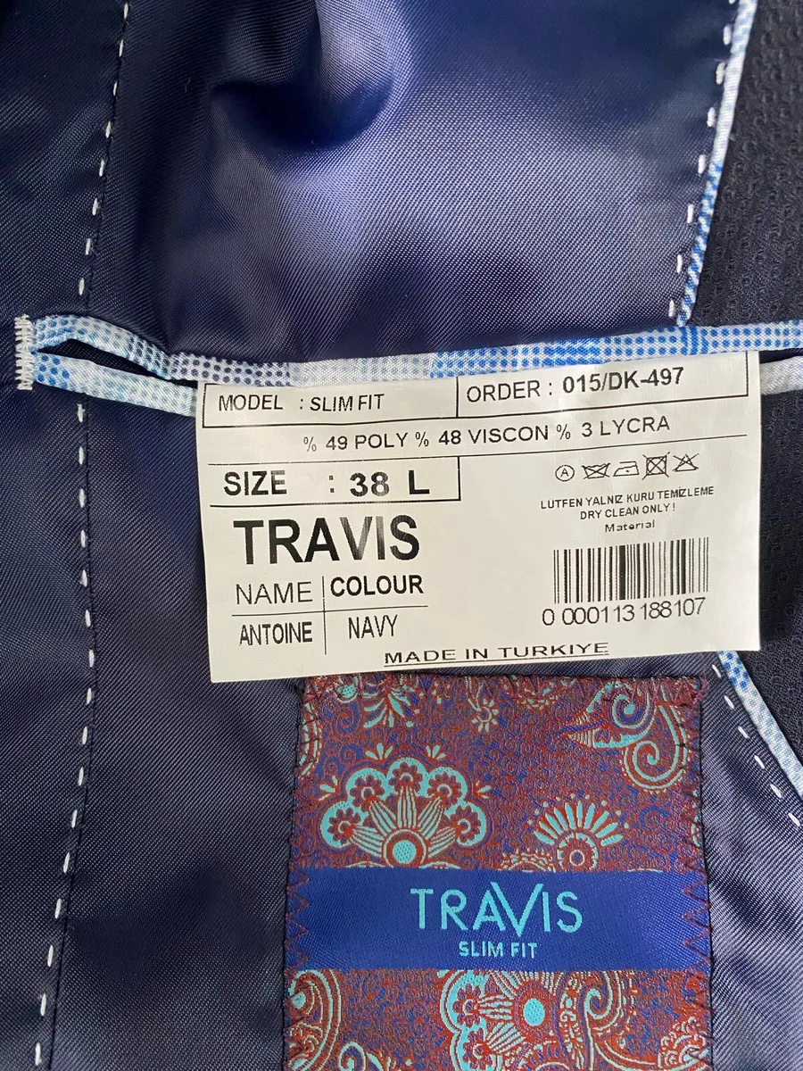 Travis Navy Suit - Image 4