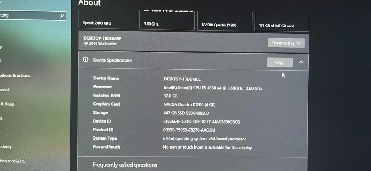 Hp z440 pc - Image 3