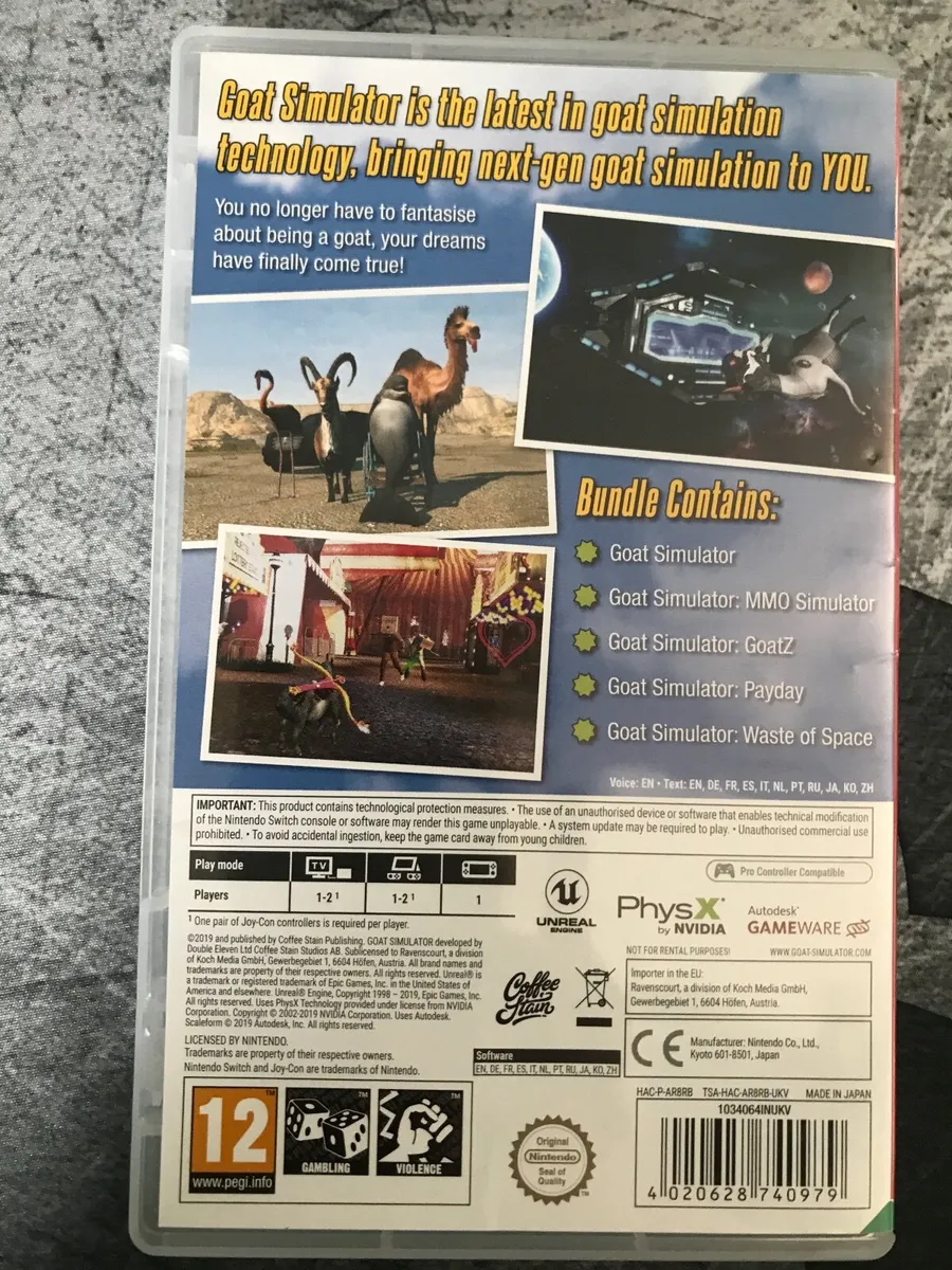 Nintendo switch game for sale - Image 3