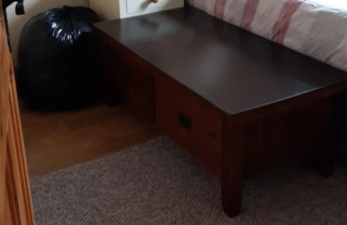 Coffee table with drawers