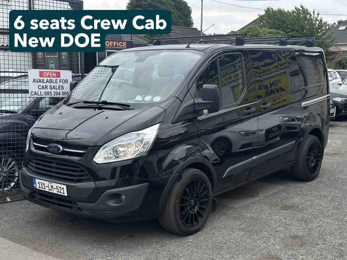 2013 Transit Custom 6 seats Crew Cab - Image 1