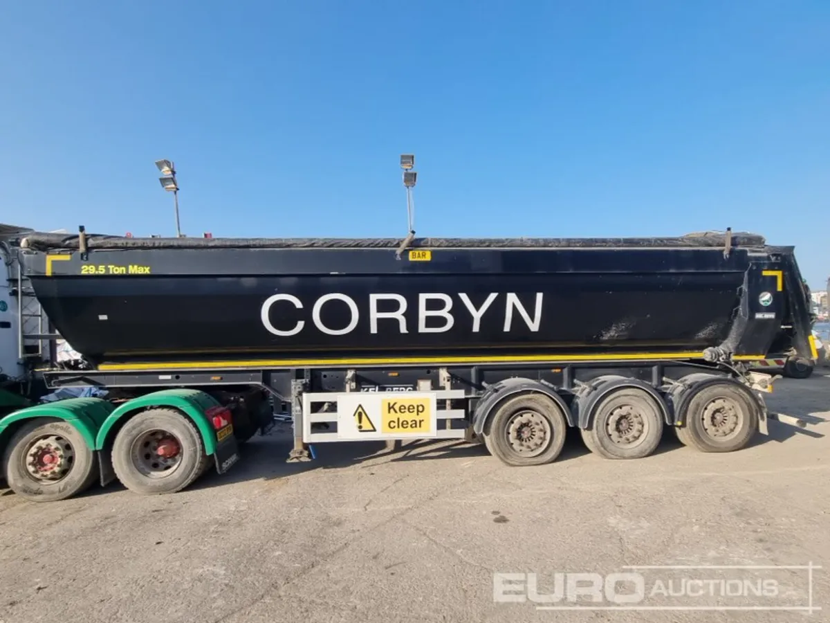 2018 Kel-berg Tri Axle Bulk Tipping Trailer - Image 2