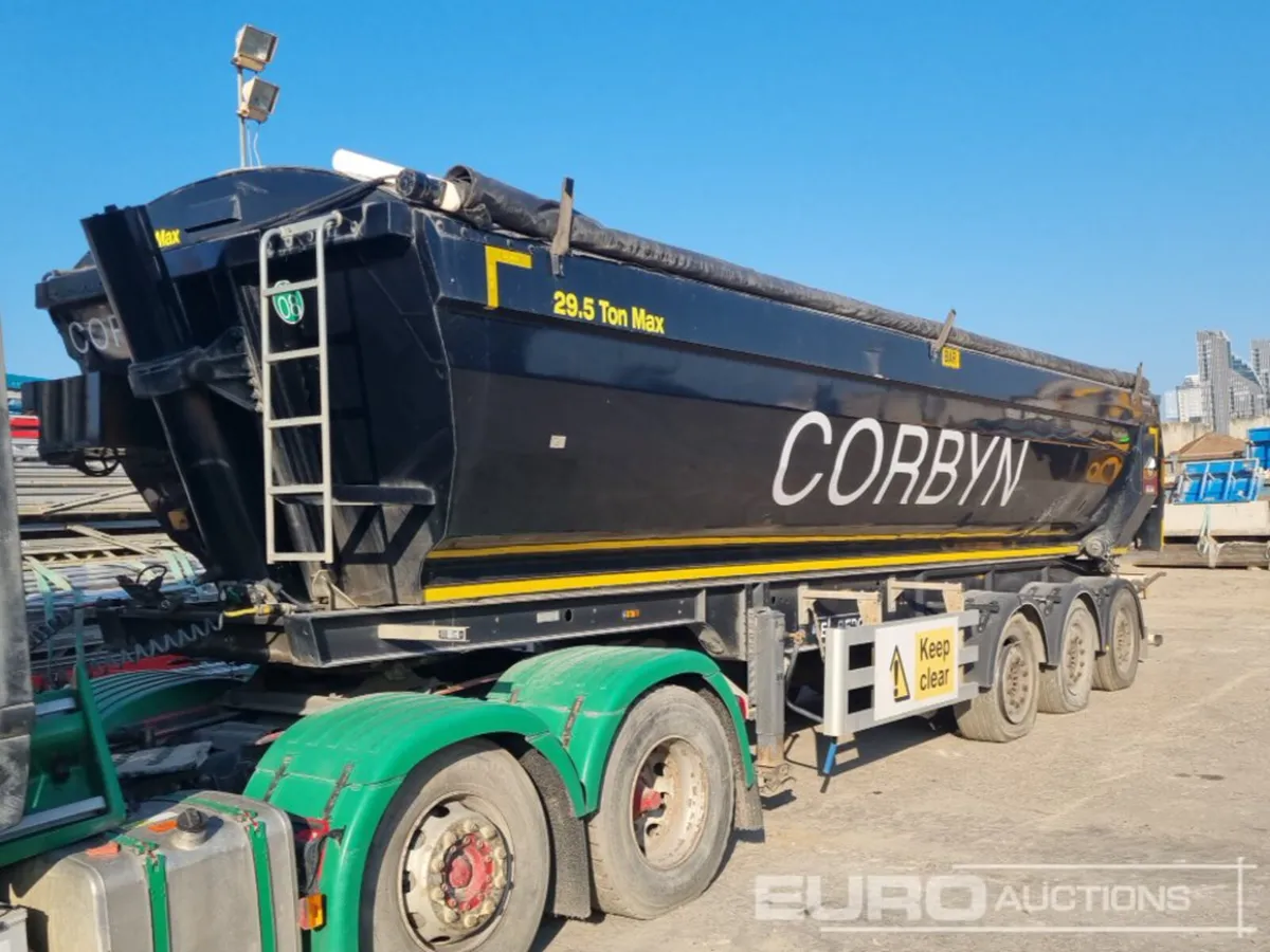 2018 Kel-berg Tri Axle Bulk Tipping Trailer - Image 3
