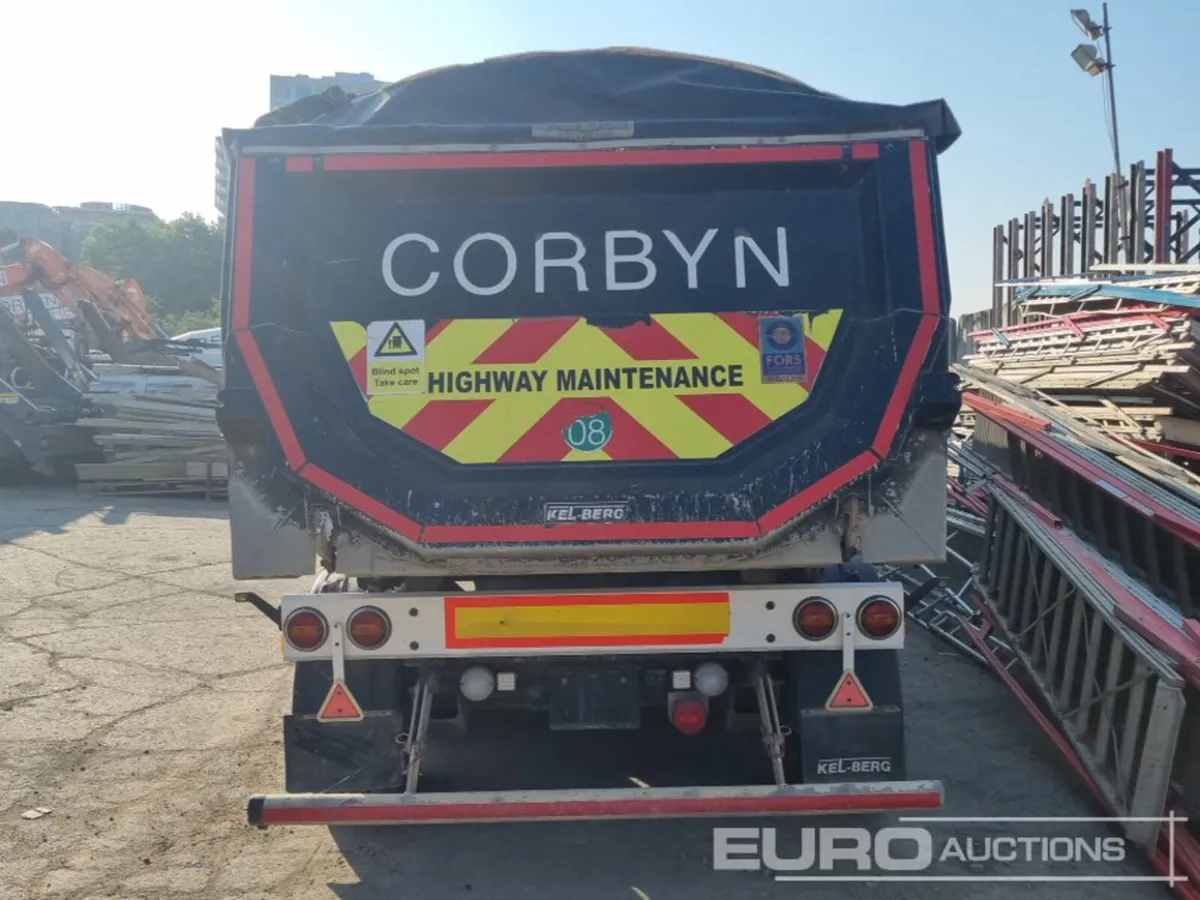 2018 Kel-berg Tri Axle Bulk Tipping Trailer - Image 4