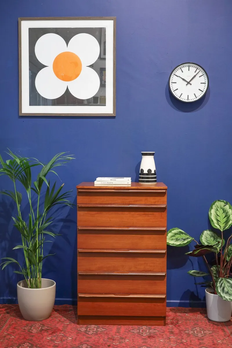 Mid Century Furniture Avalon Teak Tallboy - Image 3