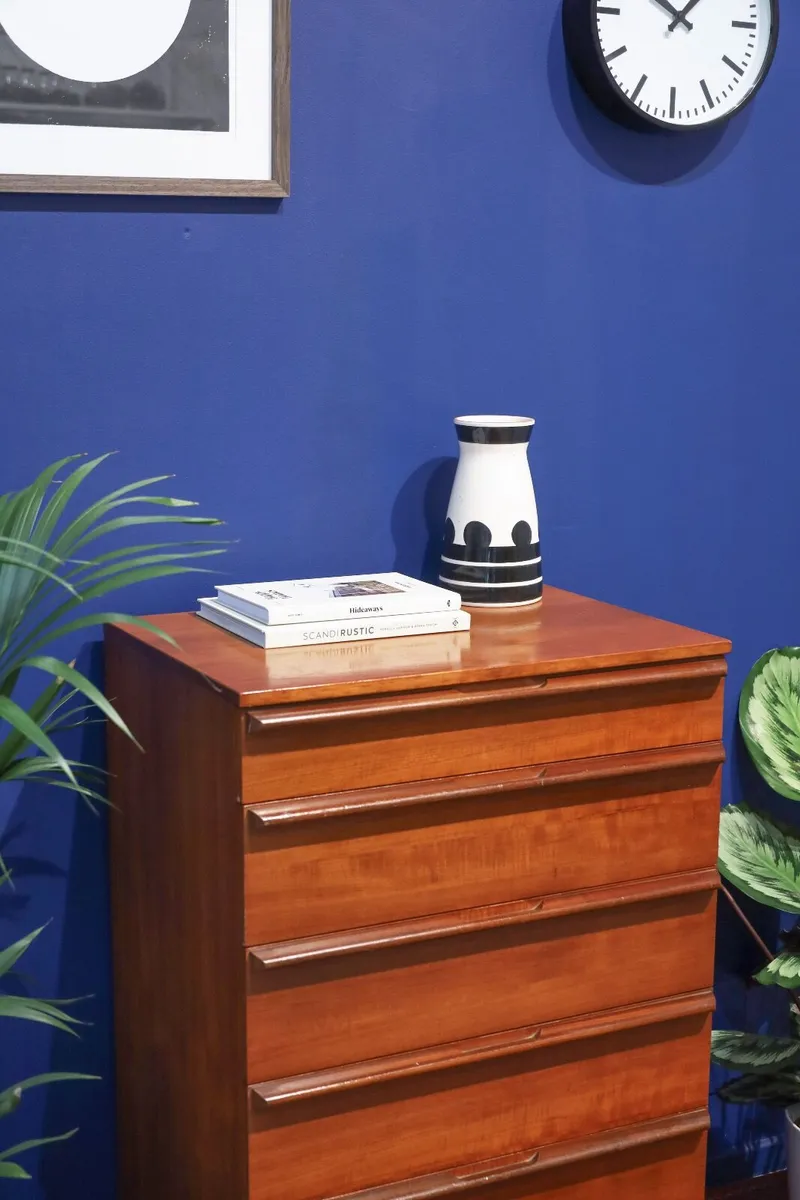 Mid Century Furniture Avalon Teak Tallboy - Image 4