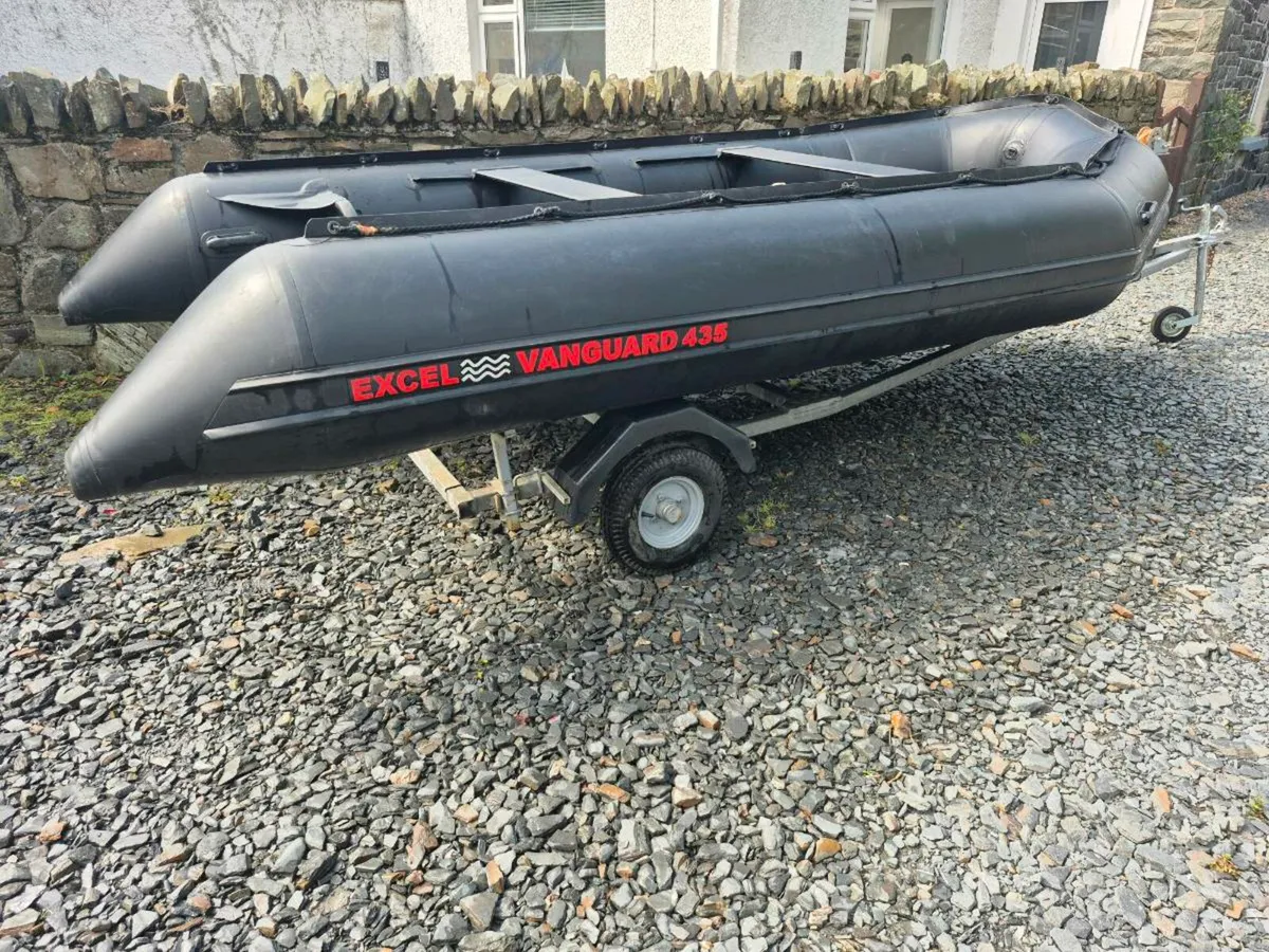 Excel Vanguard 4.3m SIB boat and trailer - Image 2