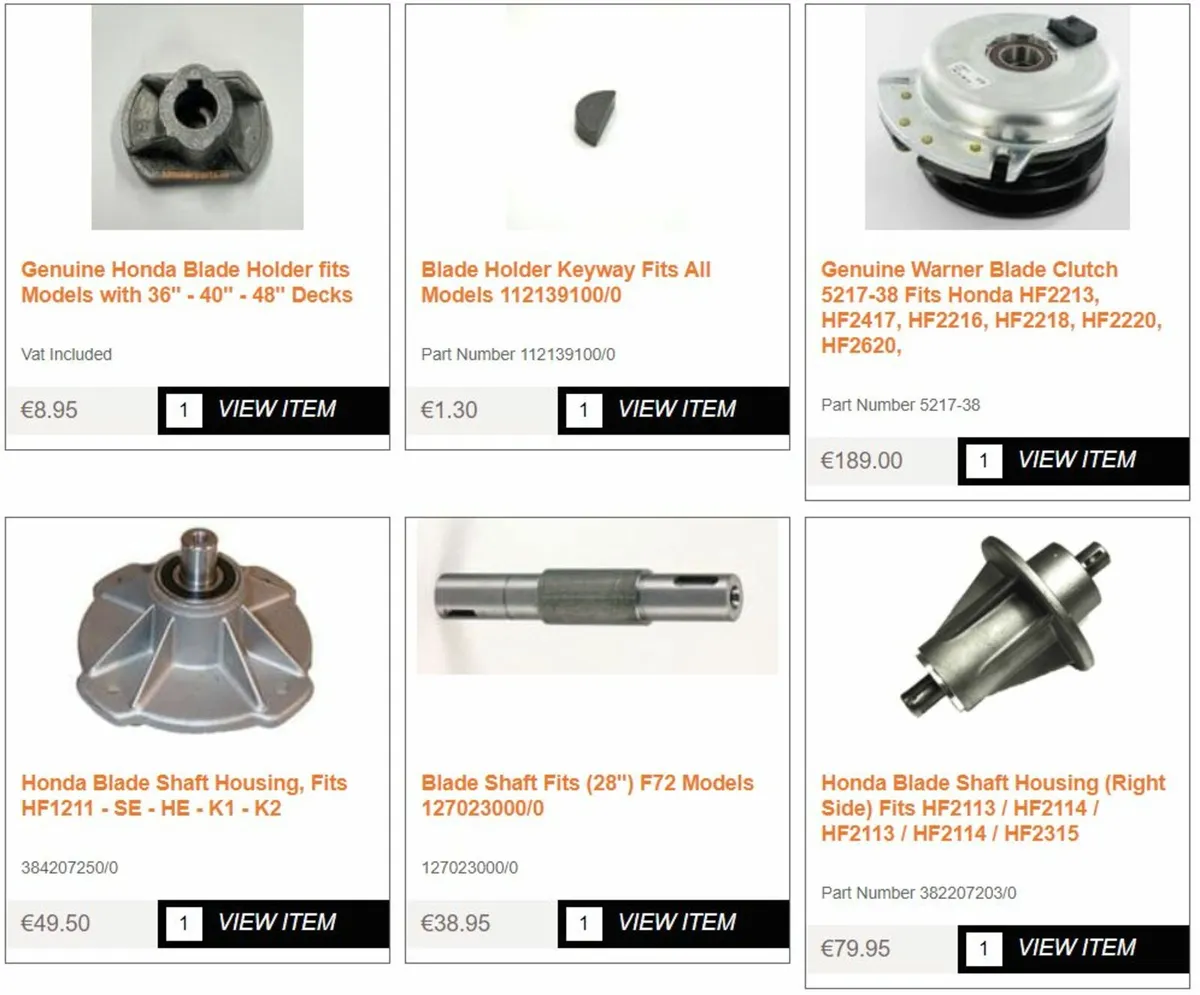 Honda Spare Parts - Image 3