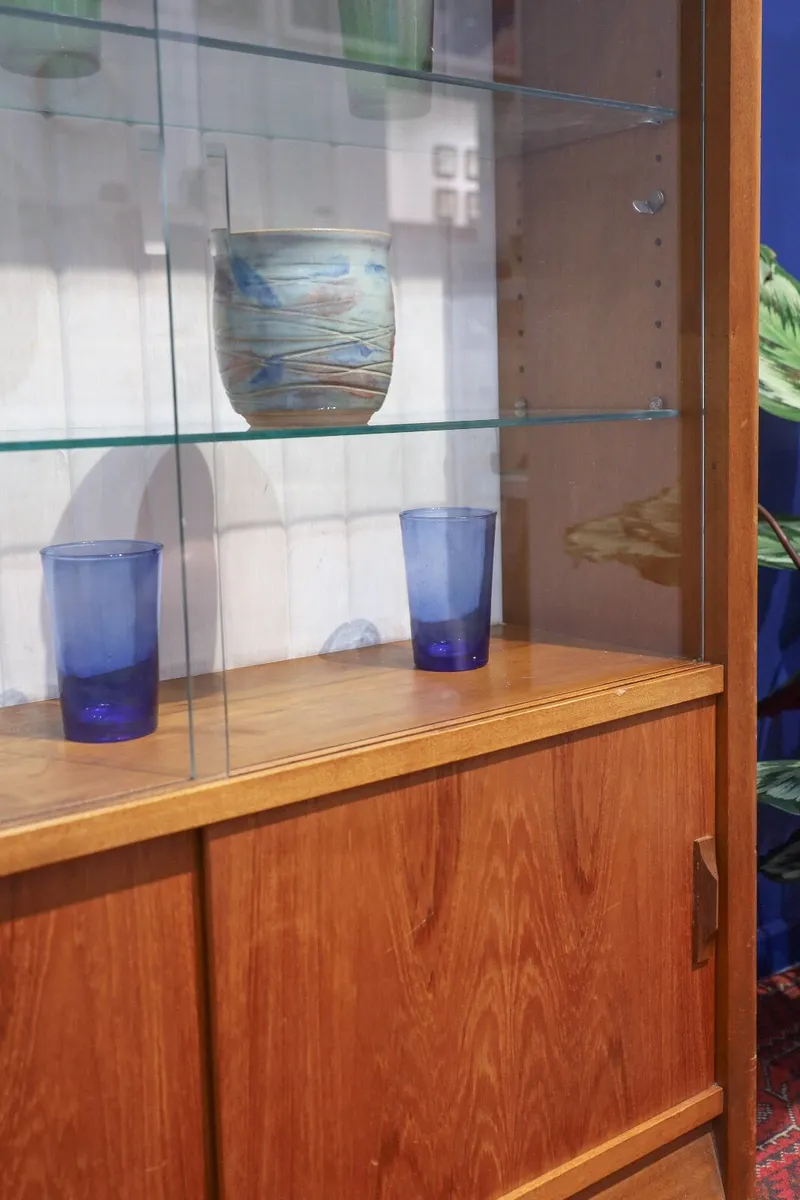 Mid Century Furniture Turnidge Glazed Bookcase - Image 4