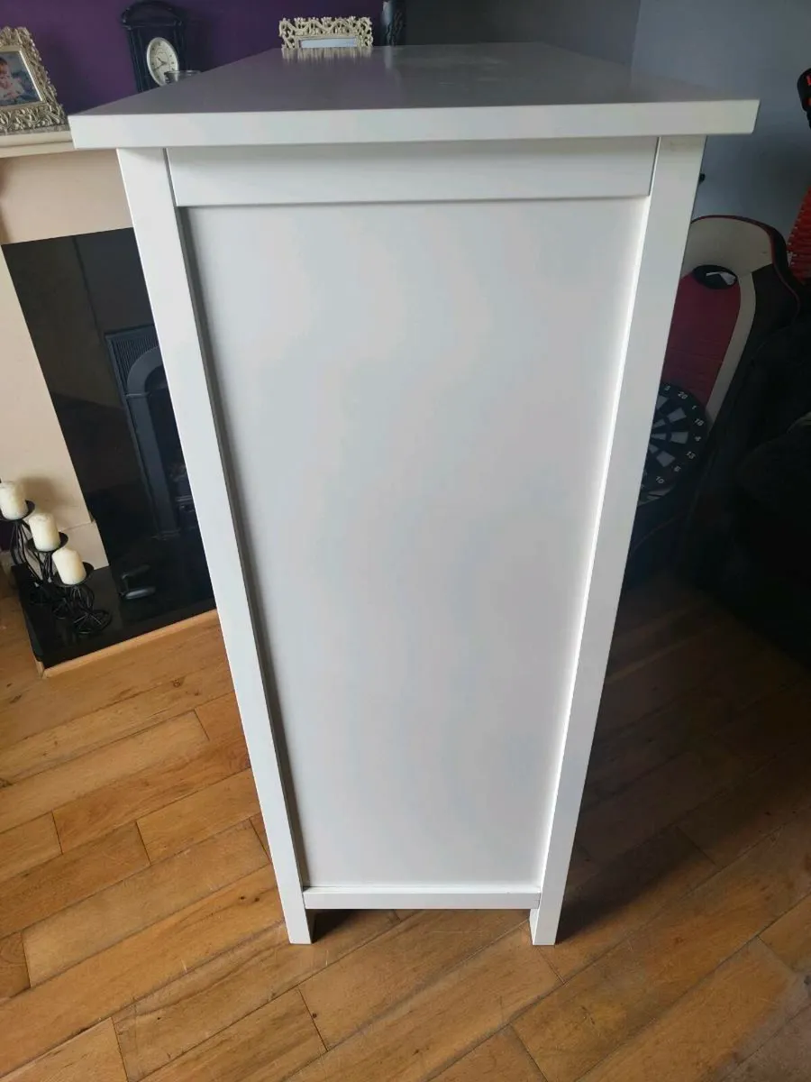 White IKEA Hemnes large chest of drawers - Image 2