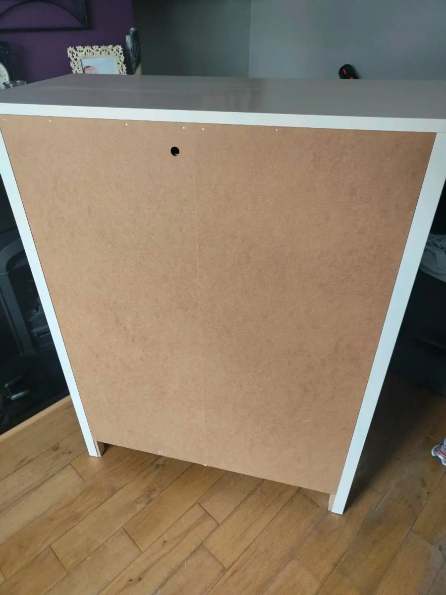 White IKEA Hemnes large chest of drawers - Image 3