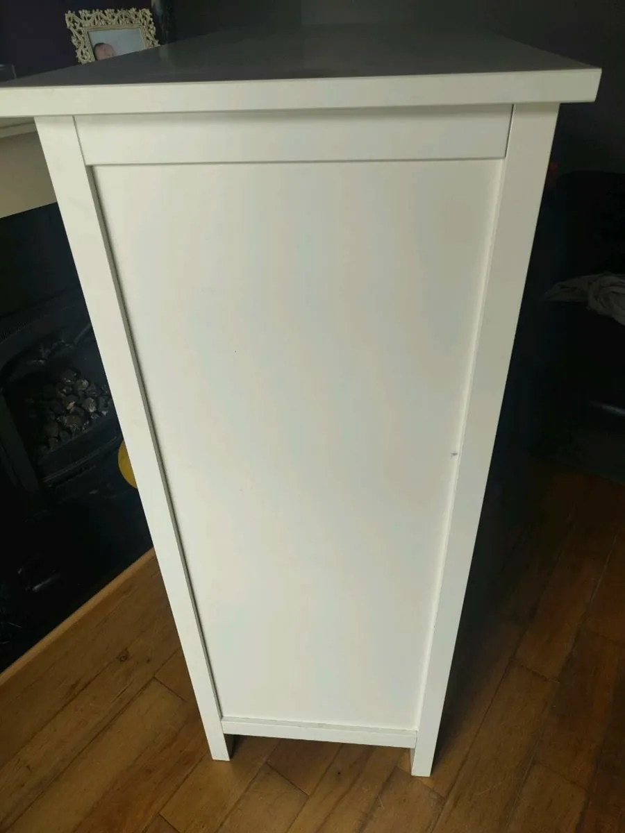 White IKEA Hemnes large chest of drawers - Image 4
