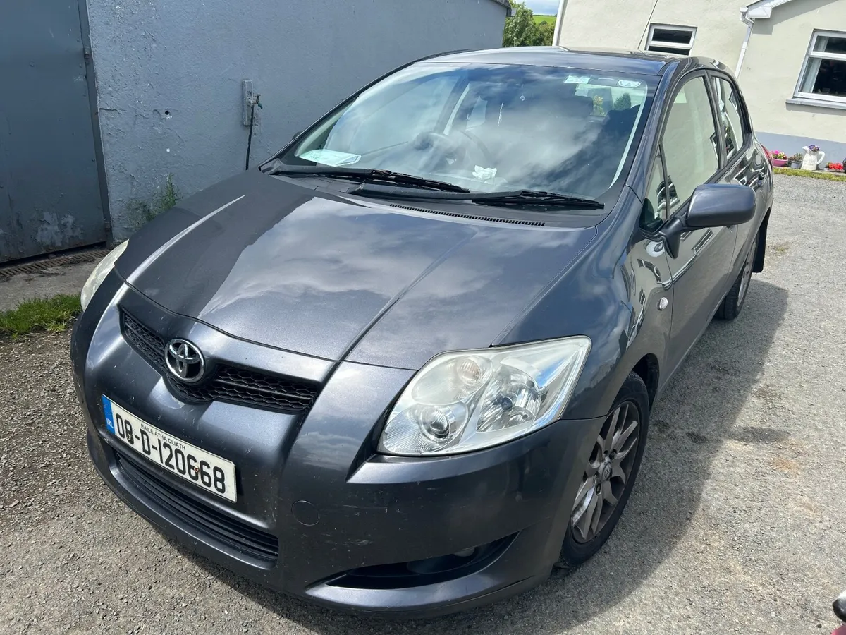 2008 Toyota auris D4D nct and taxed august 25 - Image 1